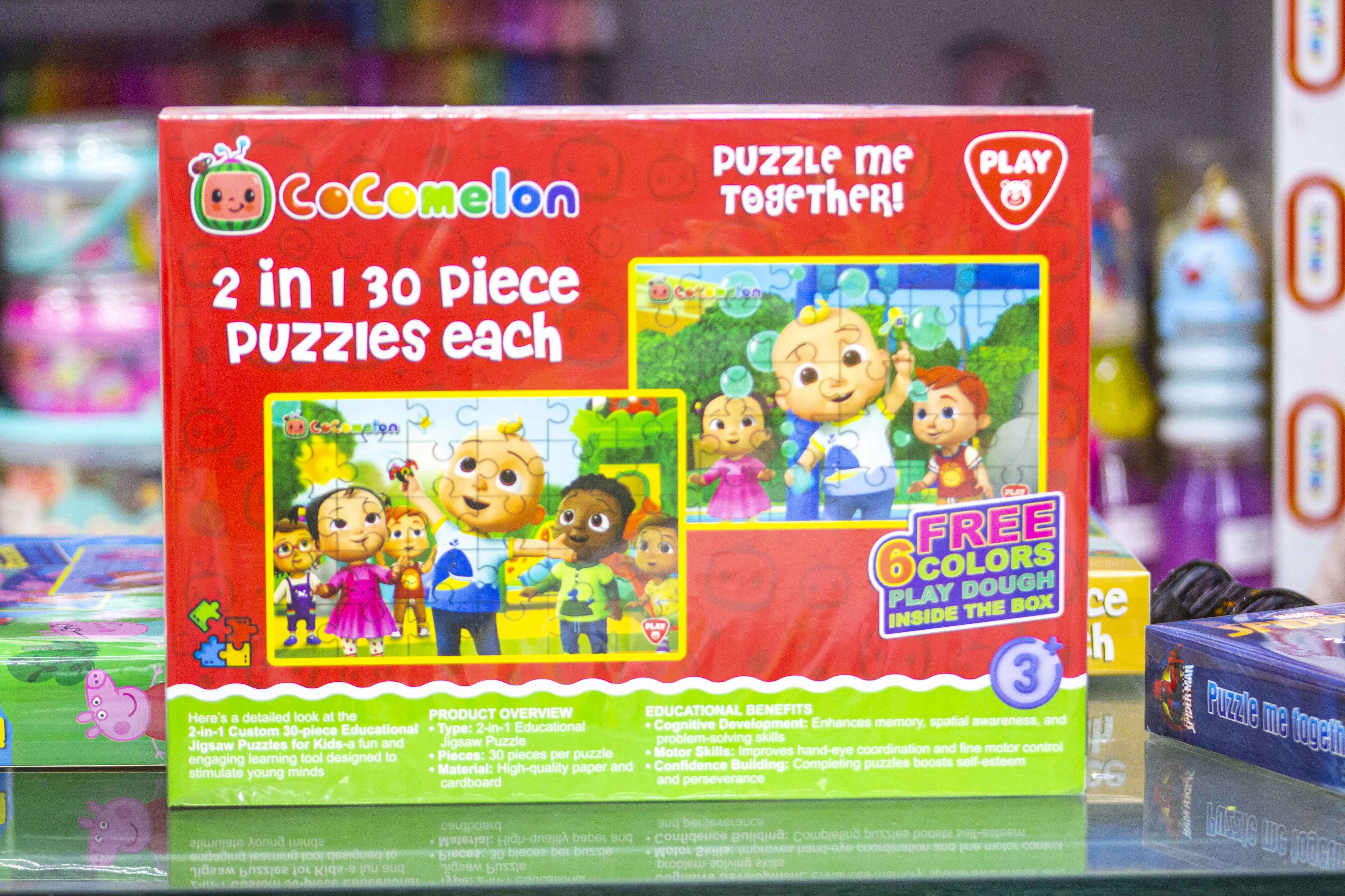 Cocomelon 2 in 1, 30 pc puzzles each