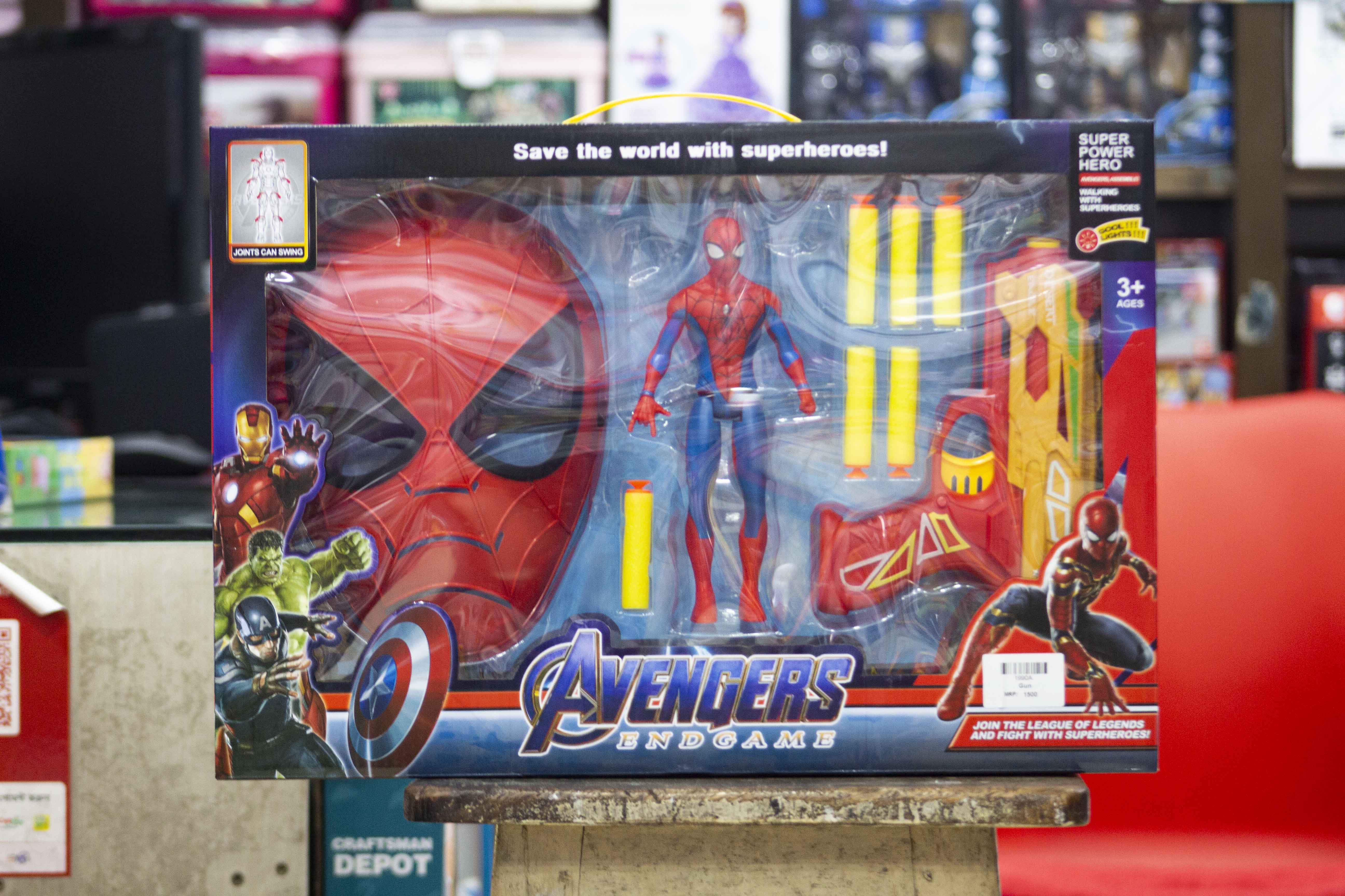 Avengers End game gun toy (spiderman)