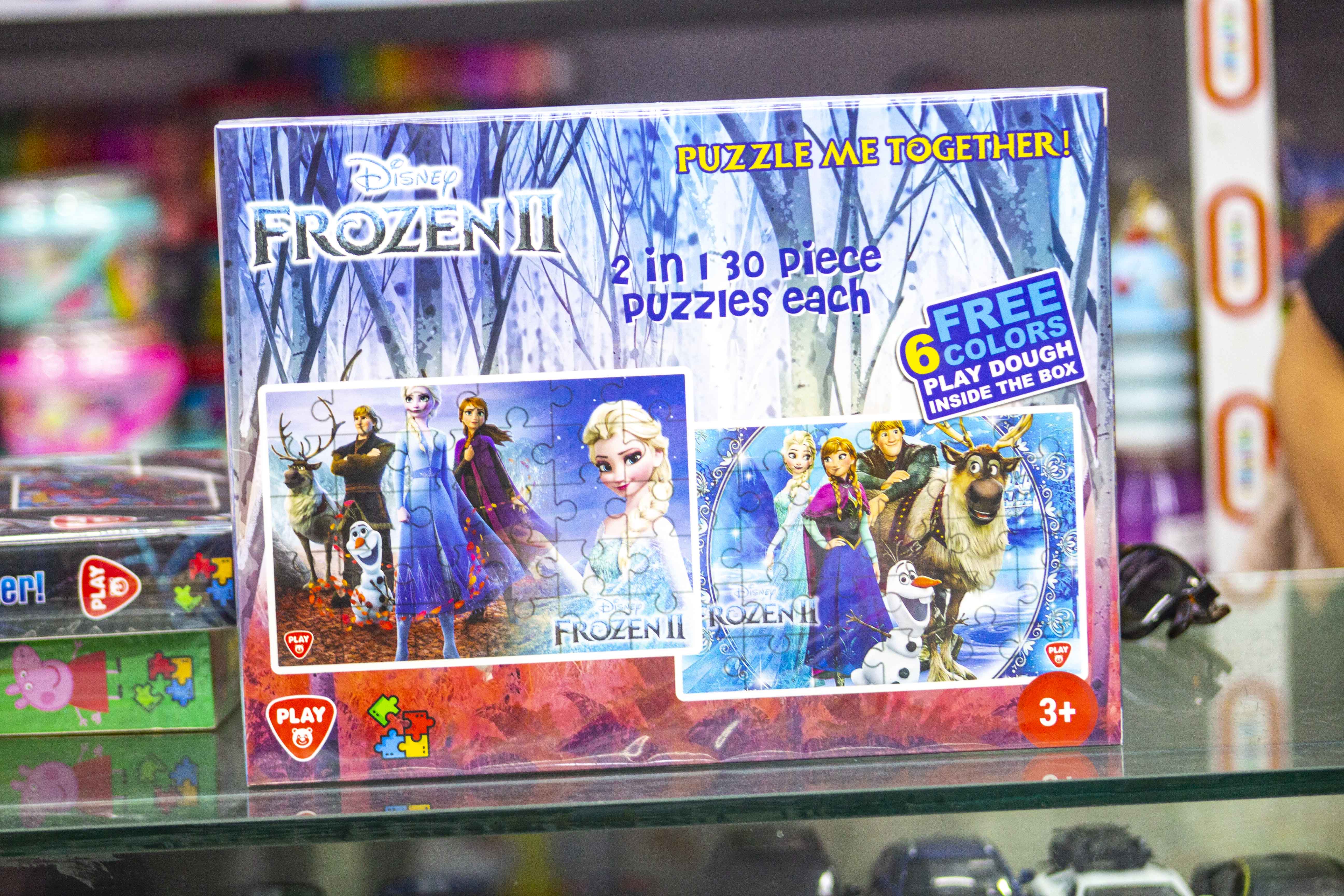 Frozen 2 in 1, 30 pc puzzles each
