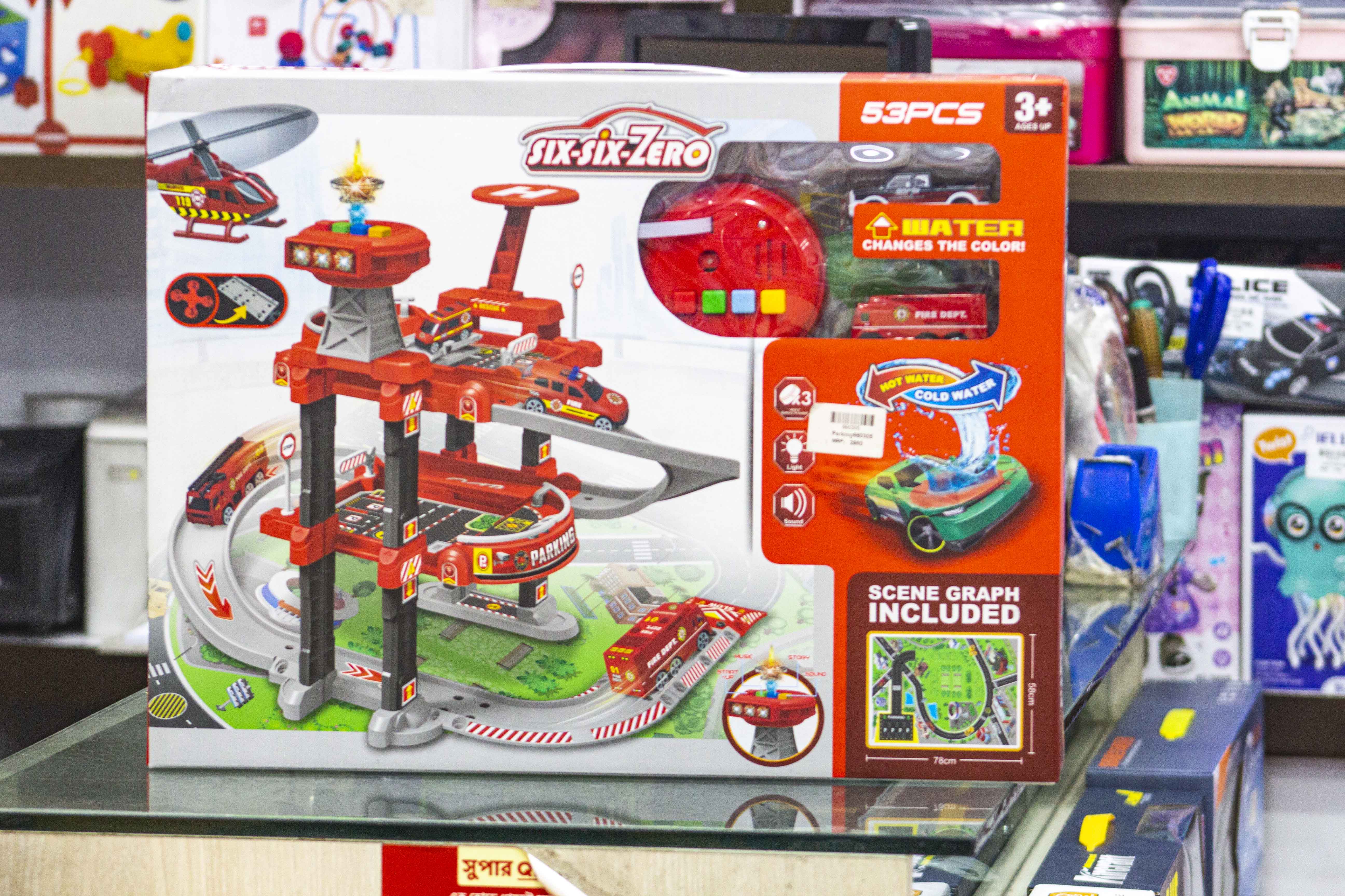 Six-Six-Zero Water changes the color Scene Graph Included car