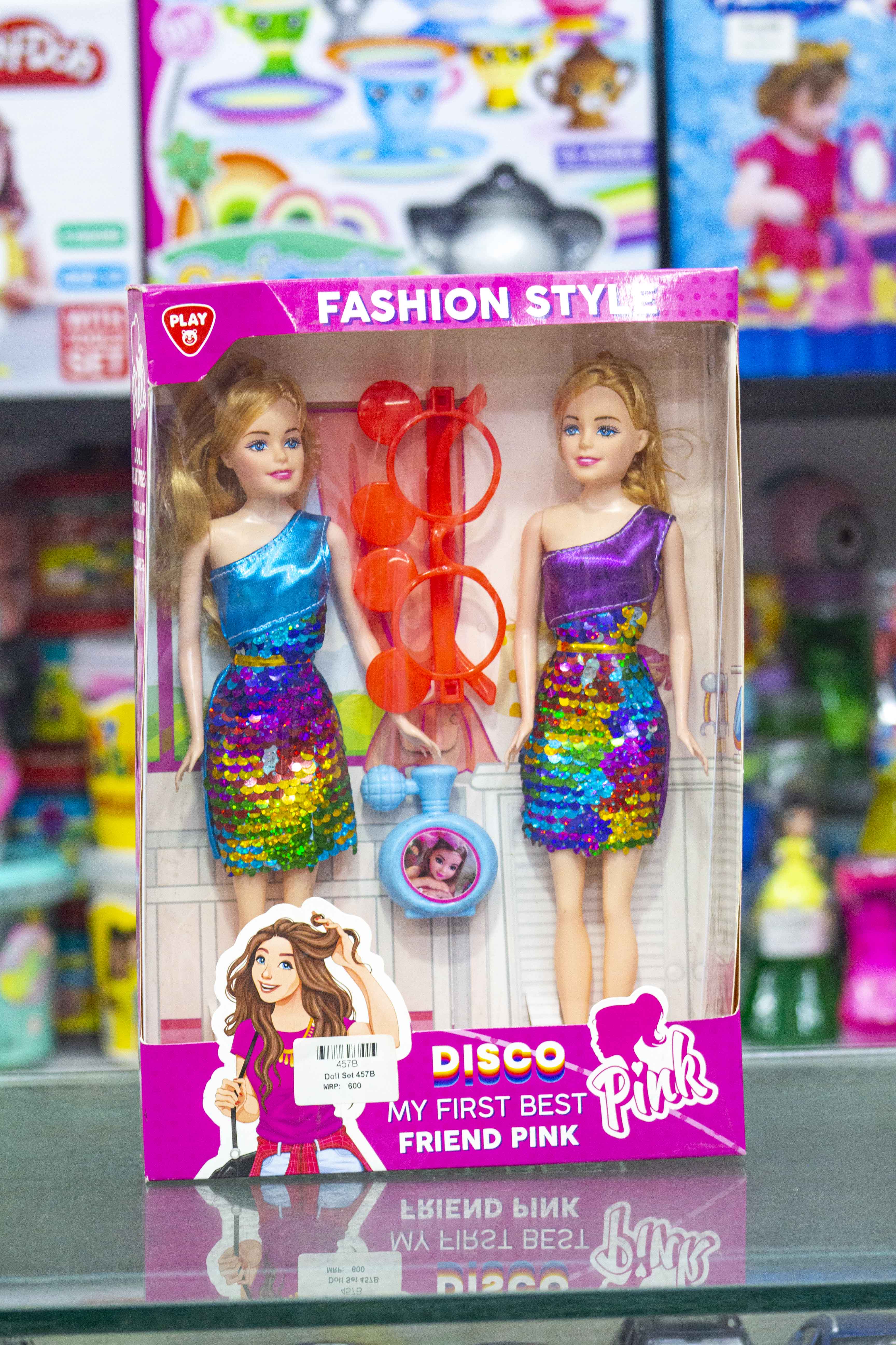 Fashion Style Disco My first best friend Pink dual dolls